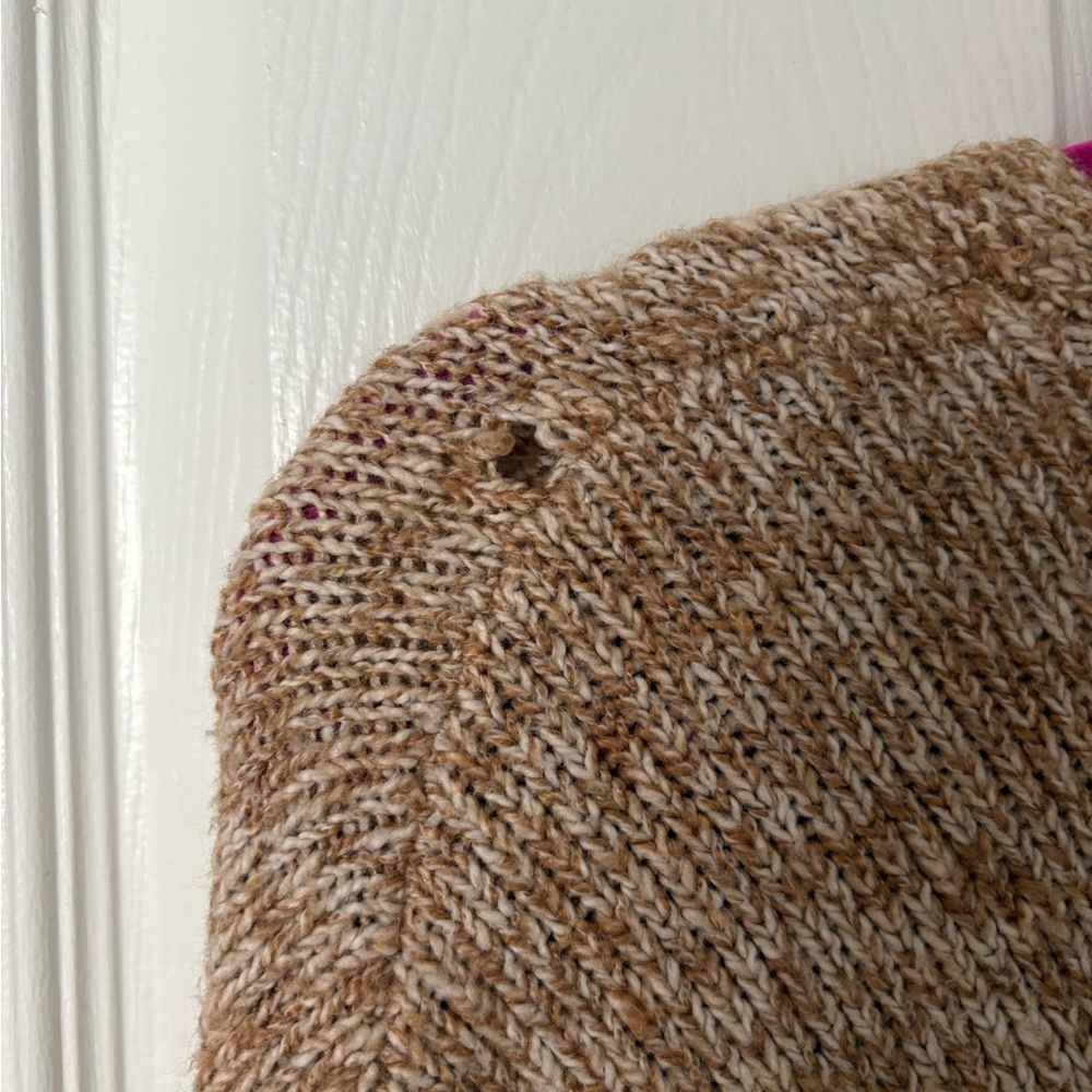 CAbi Gray and Tan Color Block Cardigan - Picture 4 of 4